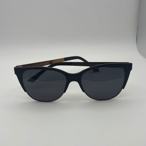Blenders Eyewear Americano Matte Black Cat Eye Sunglasses Copper Arms